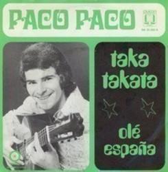 Lieder von Paco Paco kostenlos online schneiden.