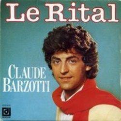 Lieder von Claude Barzotti kostenlos online schneiden.